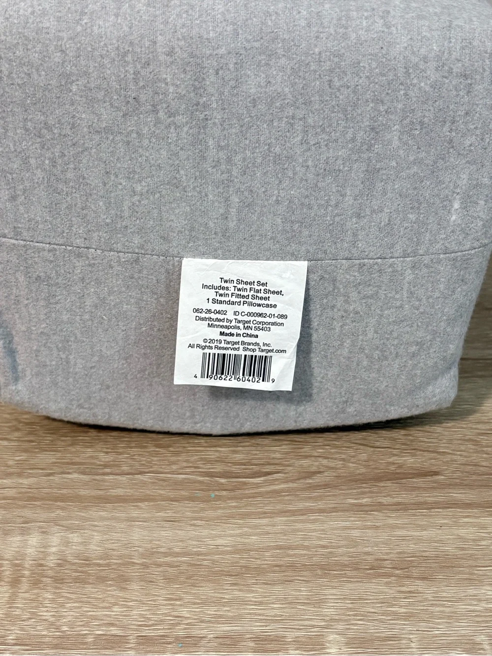 Threshold Twin Sheet Set in Light Gray
